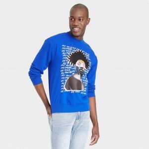 ⭐️ Target Black History Month My Power Pullover Sweatshirt - Blue S